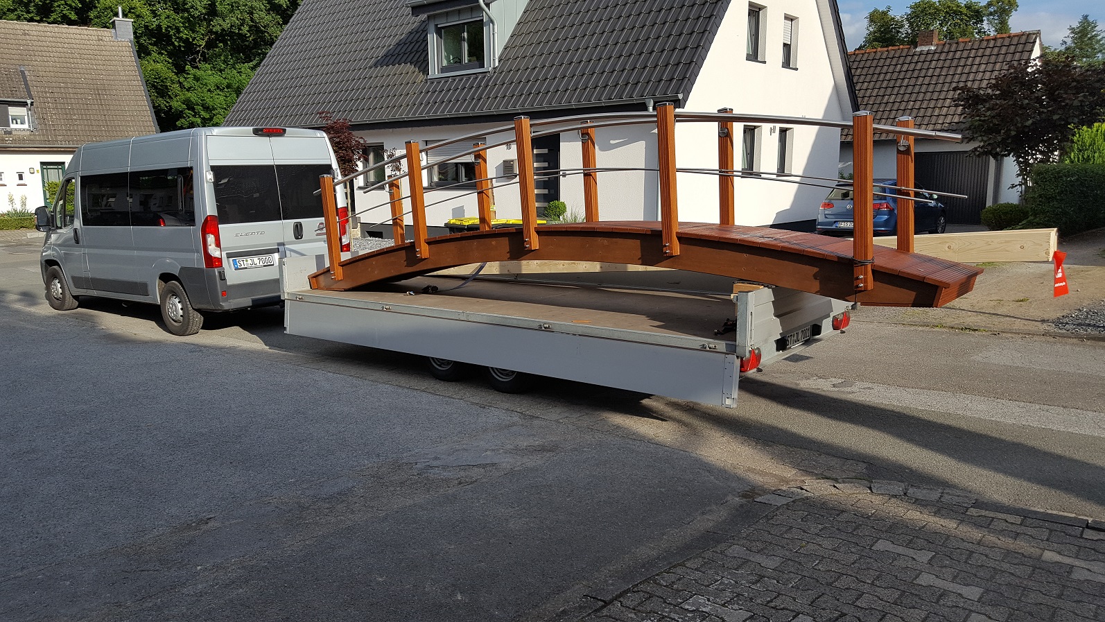 Transport Teichbrücke